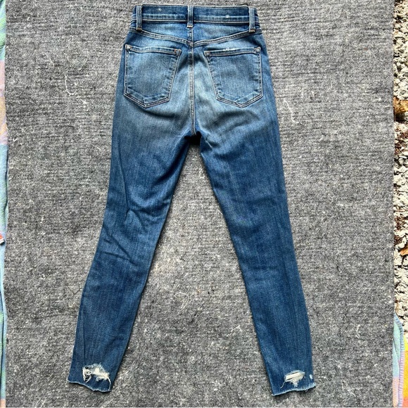 NWOT J.Brand Skinny Jeans, distressed, cropped, high waist CUT 12677 Sz 24 - Picture 2 of 12
